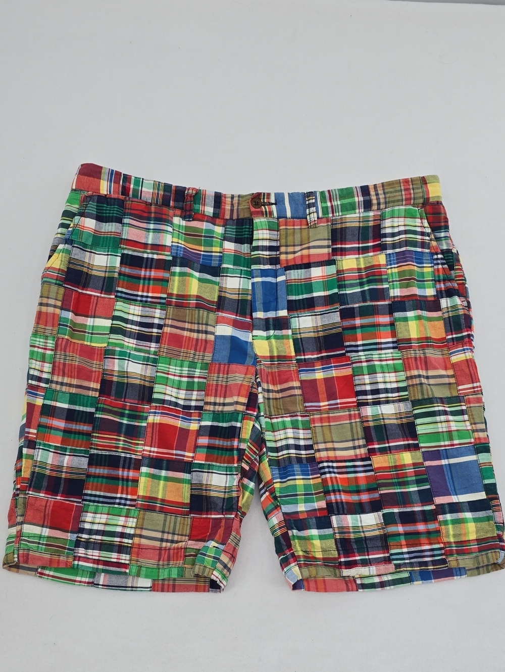 Polo Ralph Lauren Multicolor Madras Patchwork Plaid Shorts